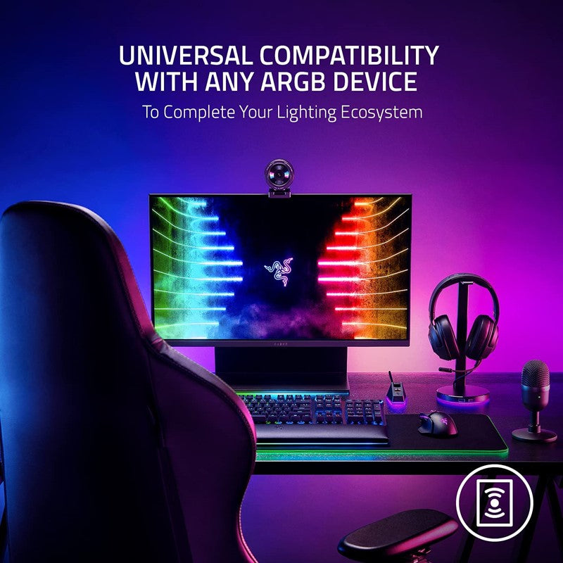 Razer Chroma Light Strip Expansion Kit, Addressable RGB Light Strips for Greater Lighting Customization Razer Chroma Light Strip Expansion Kit, Addressable RGB Light Strips for Greater Lighting Customization